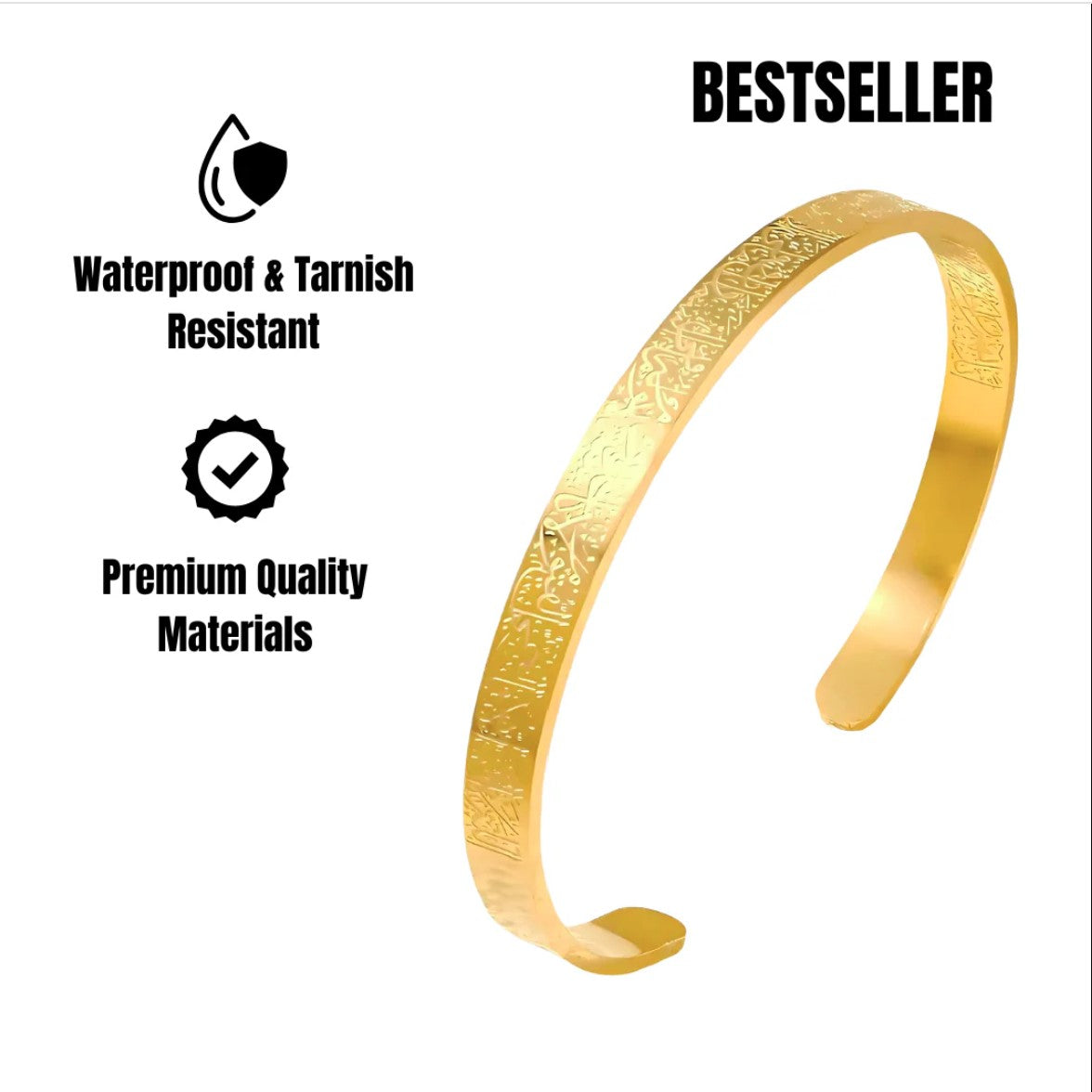Ayatul Kursi Protection Bracelet – Elegant Islamic Gift for Men & Women
